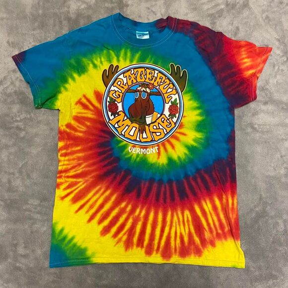 Grateful Moose Vermont Tie-Dye Shirt - Picture 1 of 7